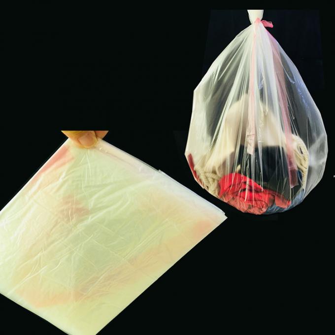 Dissolvable PVA Water Soluble Laundry Bags 25micron Polyvinyl Alcohol